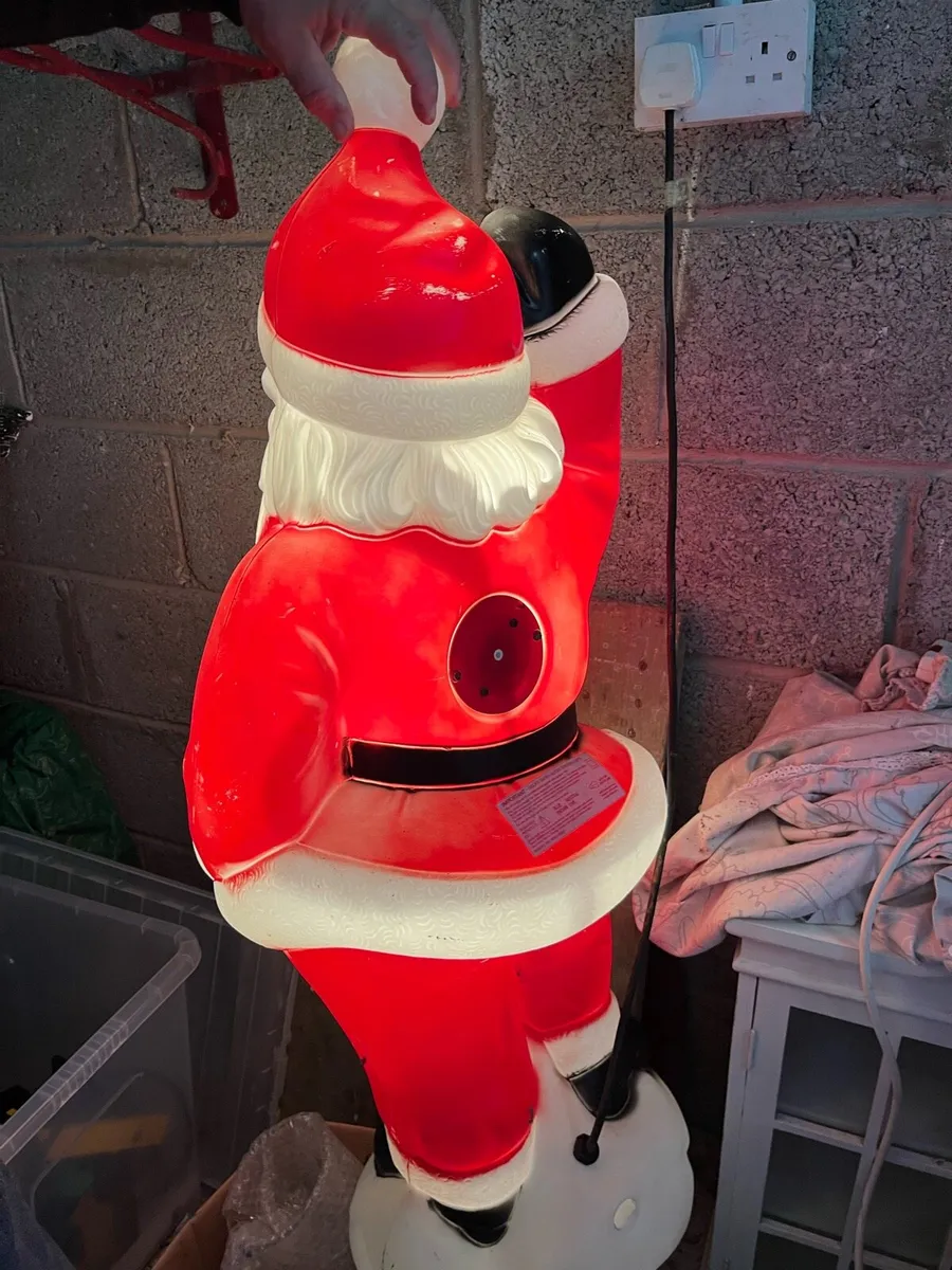 Santa light up decoration - Image 3