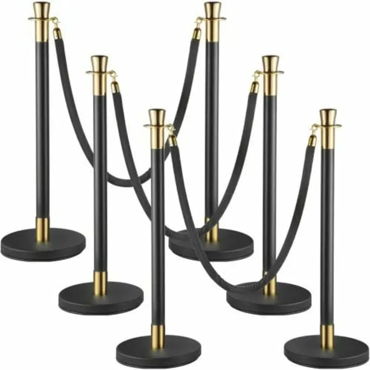 Crowd Control Stanchion, Set of 6 Pieces Stanchion - Image 1