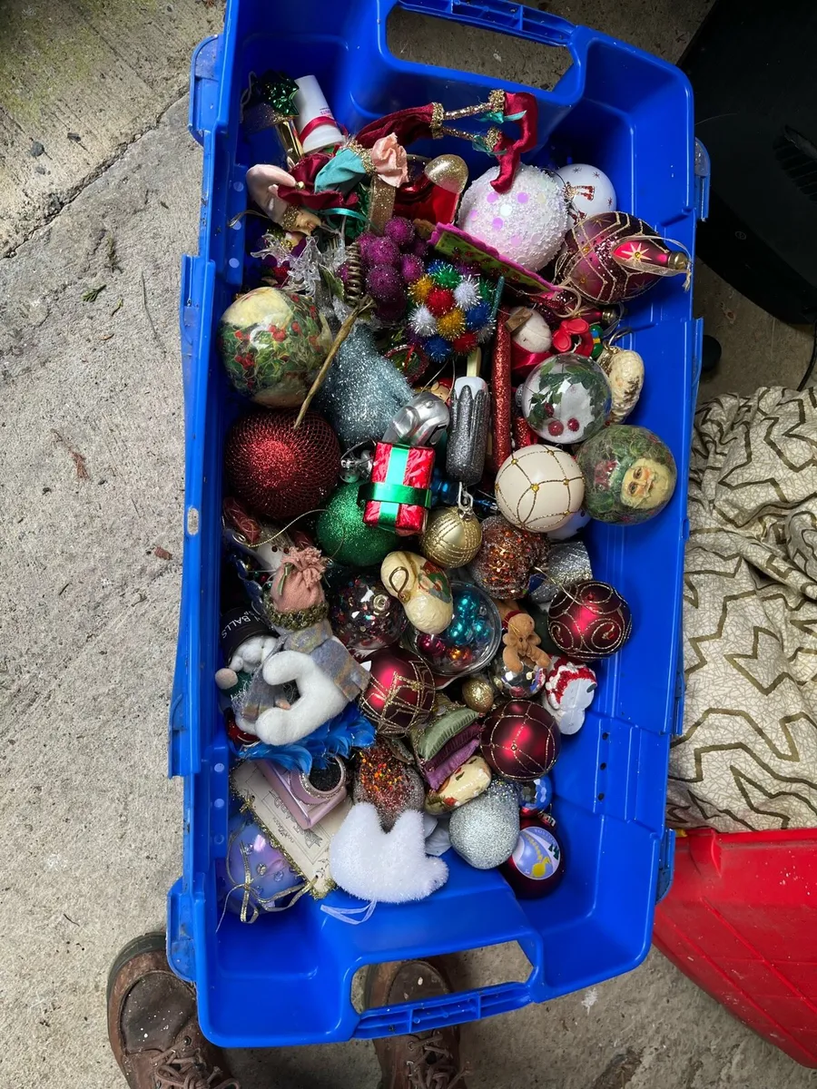 Christmas bauble decorations - Image 1