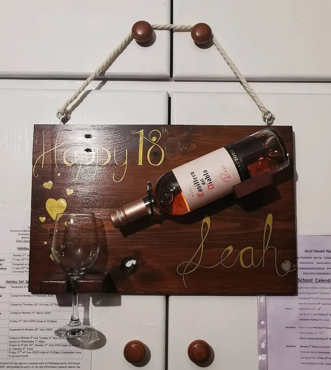 Personalised Bottle signs - Image 1