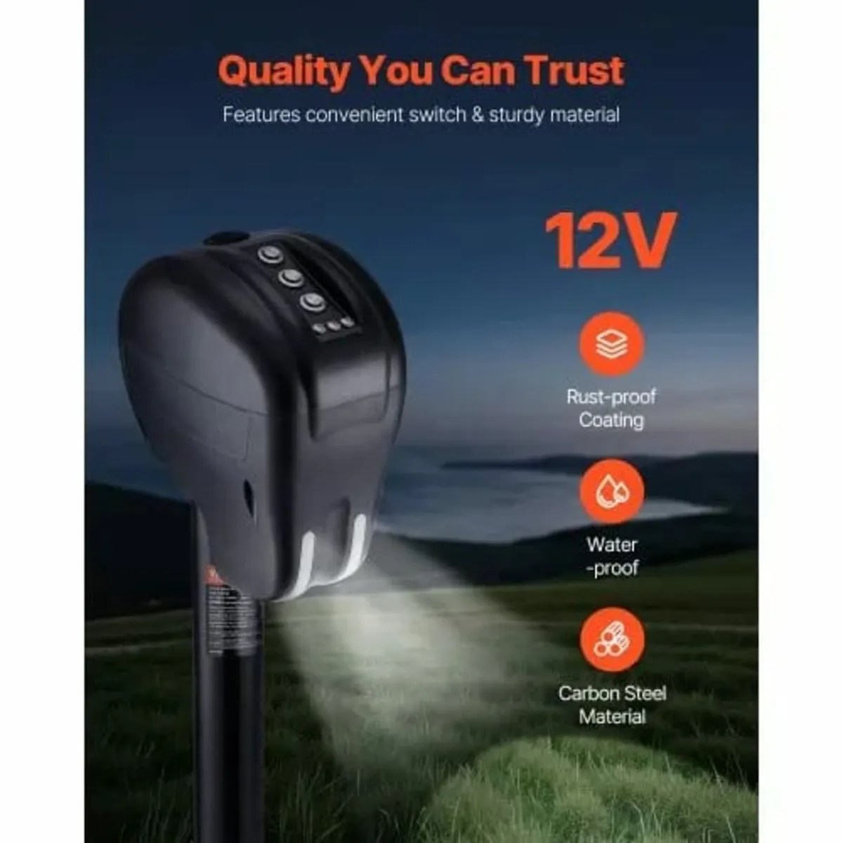 Electric Trailer Jack, 3500 lbs, Heavy Duty RV Ele - Image 4