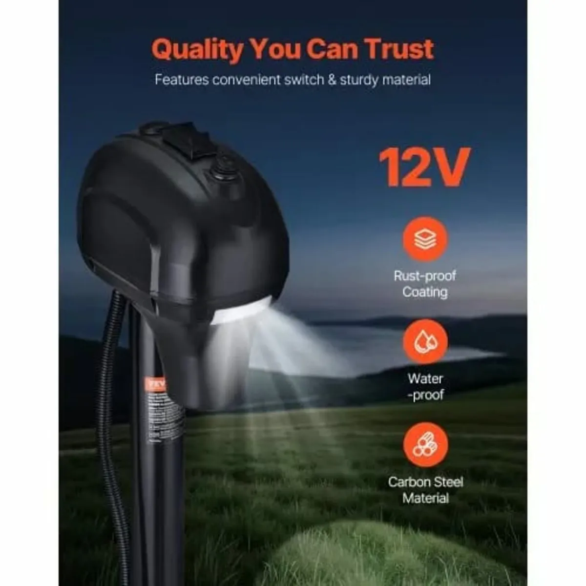 Electric Trailer Jack, 3500 lbs, Heavy Duty RV Ele - Image 3