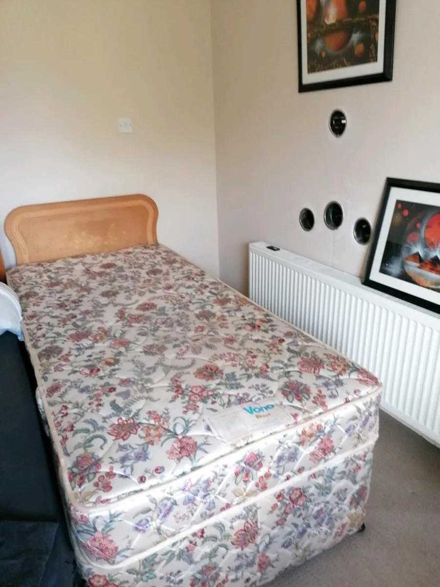 Single bed and mattress - Image 2