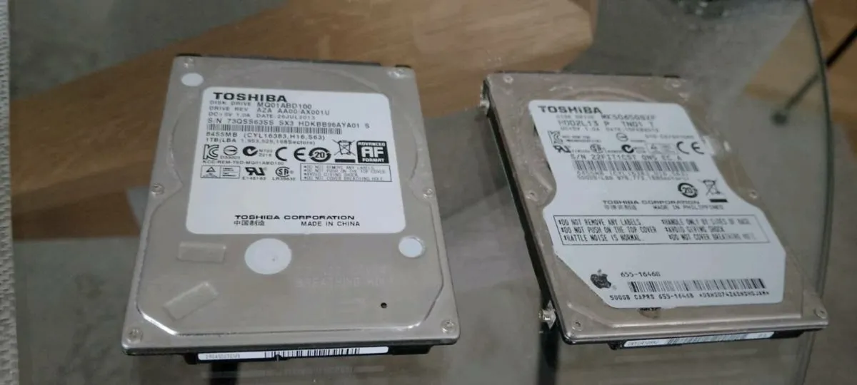 Two Laptop Hard Drives - Image 2