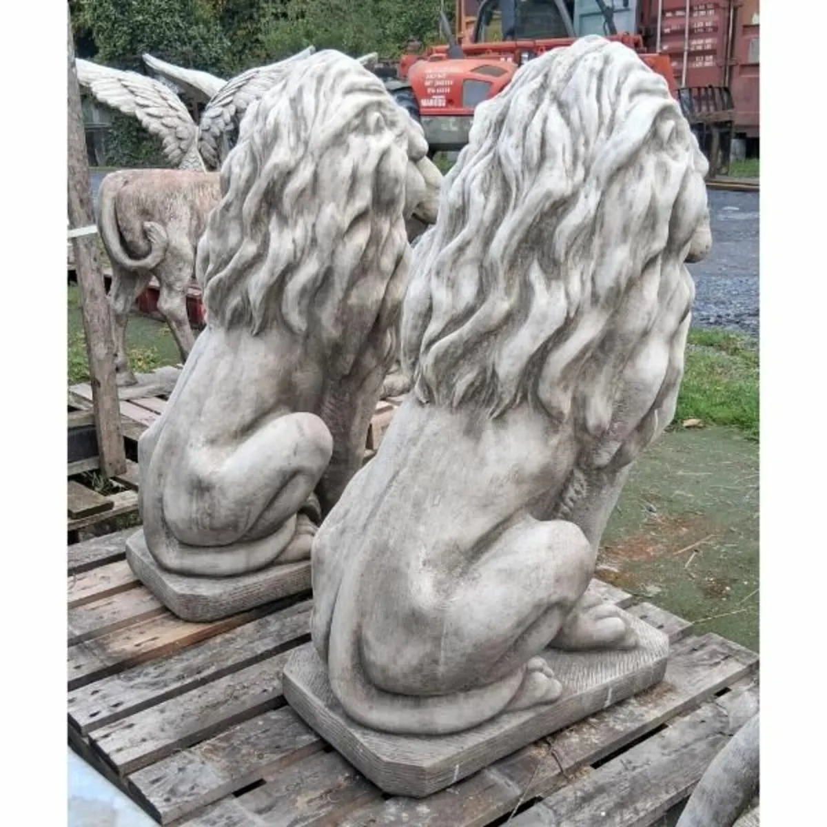 Pair of lions GL LA006 - Image 3