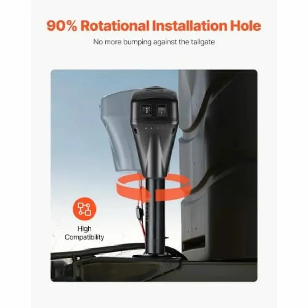 Electric Trailer Jack, 5000 lbs, Heavy Duty RV Ele - Image 4