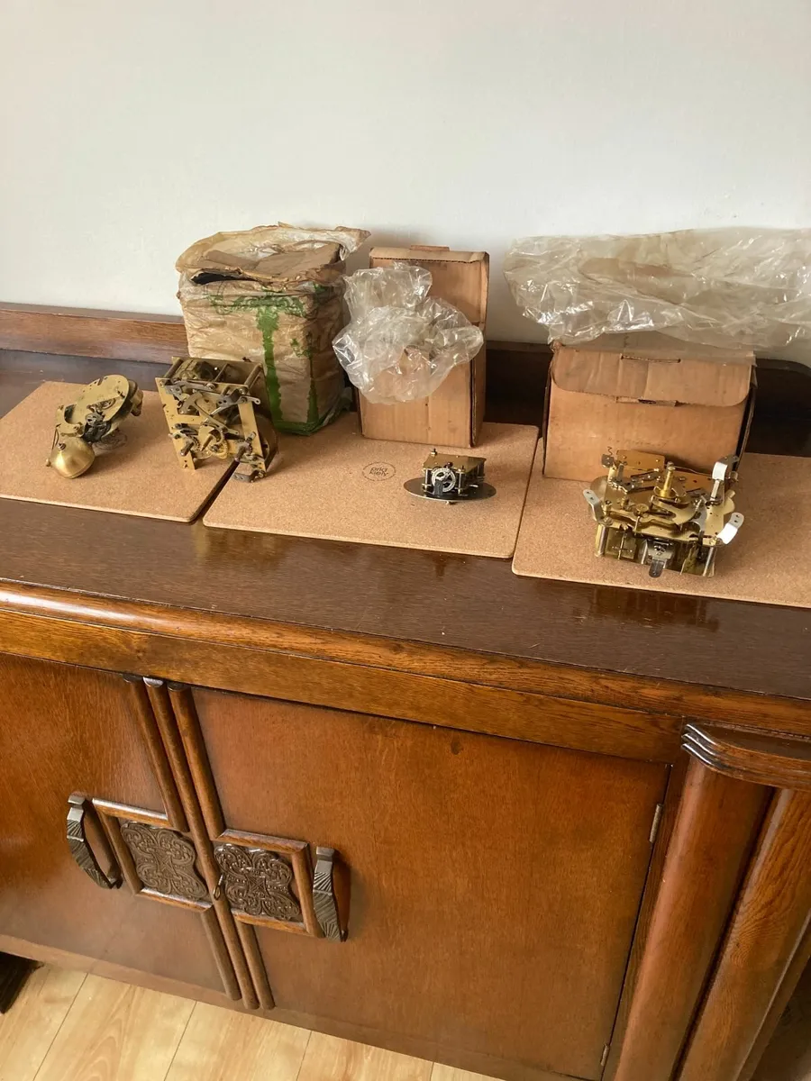 Vintage Clock Parts x 4 - Image 1