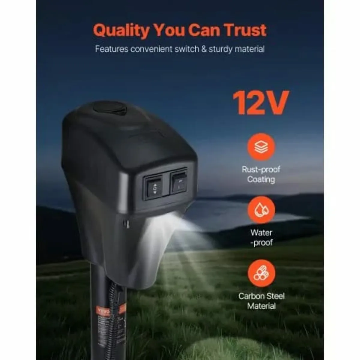 Electric Trailer Jack, 5000 lbs, Heavy Duty RV Ele - Image 3