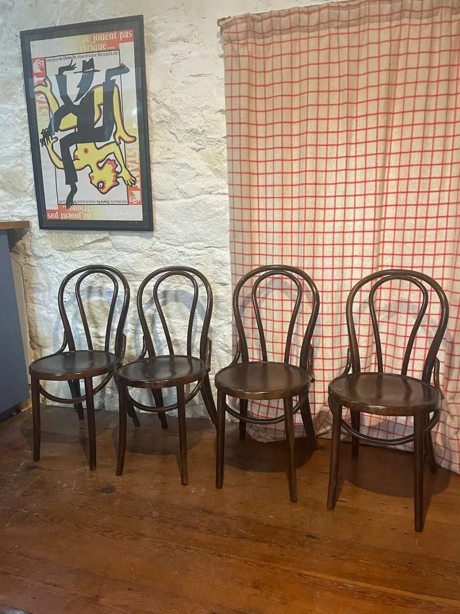 4 Café Chairs - Image 1
