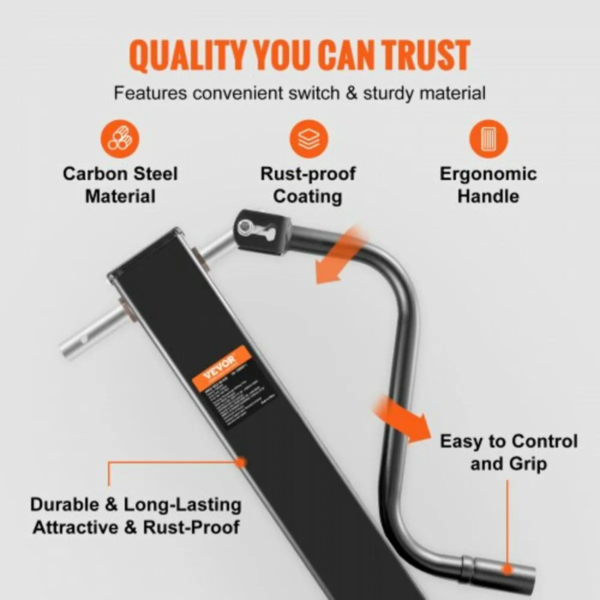 Trailer Jack, Trailer Tongue Jack Welding-on 12000 - Image 4