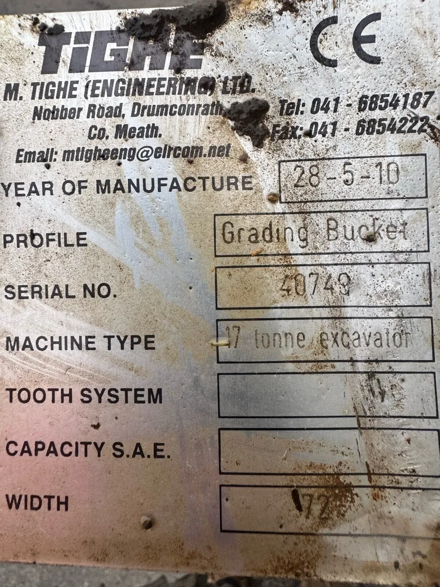 Tighe 72” Grading Bucket - Image 4