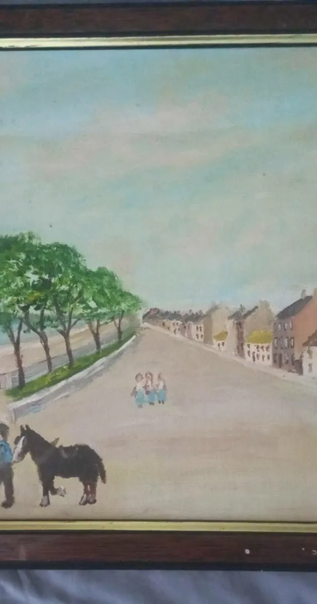 Vintage framed Painting signed by the Artist - Image 3