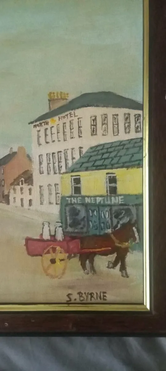 Vintage framed Painting signed by the Artist - Image 4