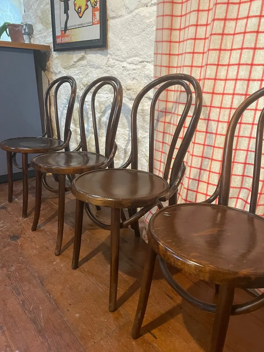 4 Café Chairs - Image 2
