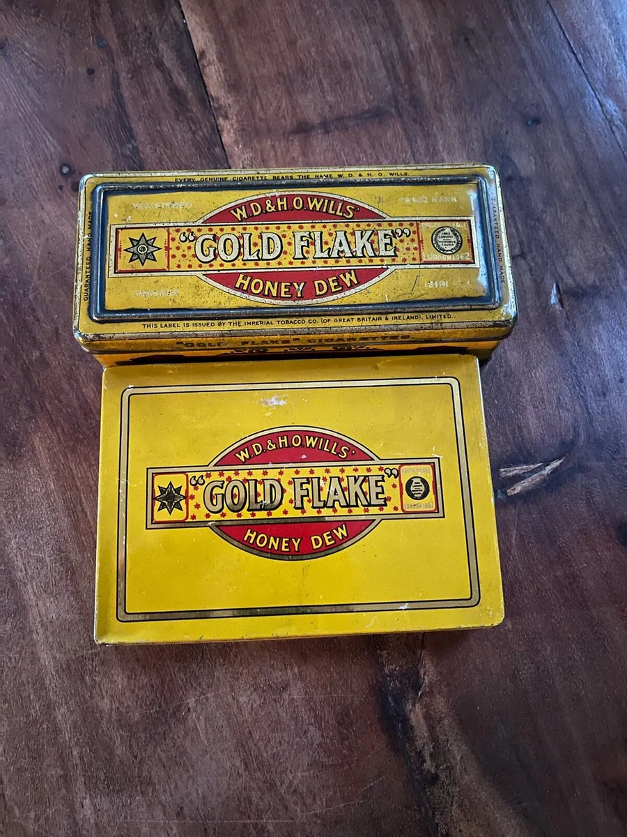 Gold Flake Tins - Image 1