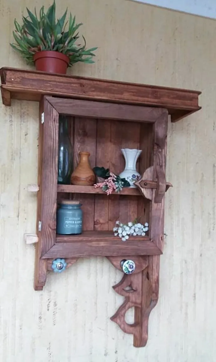 NEW : Rustic Floating Display / Storage shelf unit - Image 1