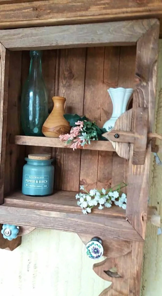 NEW : Rustic Floating Display / Storage shelf unit - Image 3