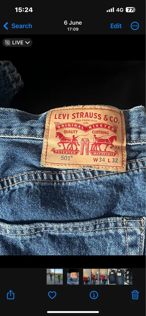 Mens Levi & Diesel Jeans - Image 1