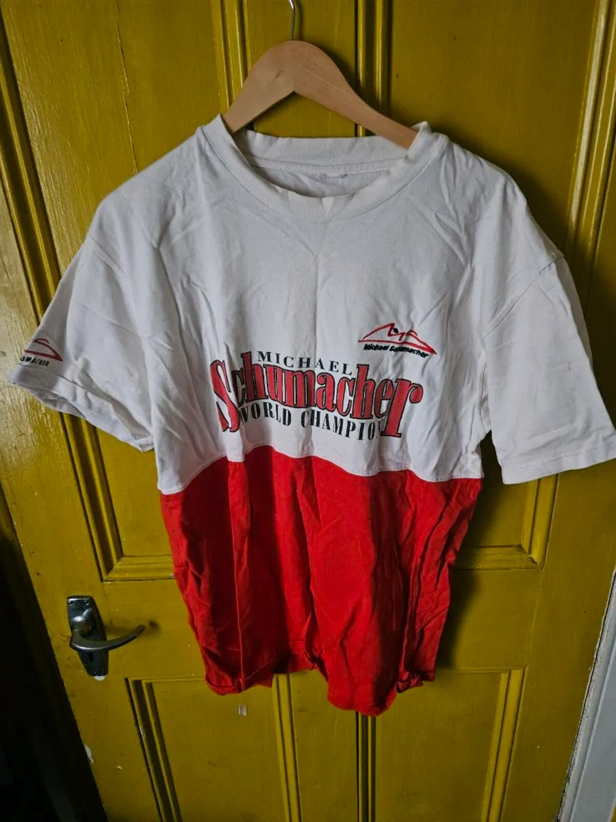 Vintage Michael Schumacher Ferrari T Shirt - Image 1