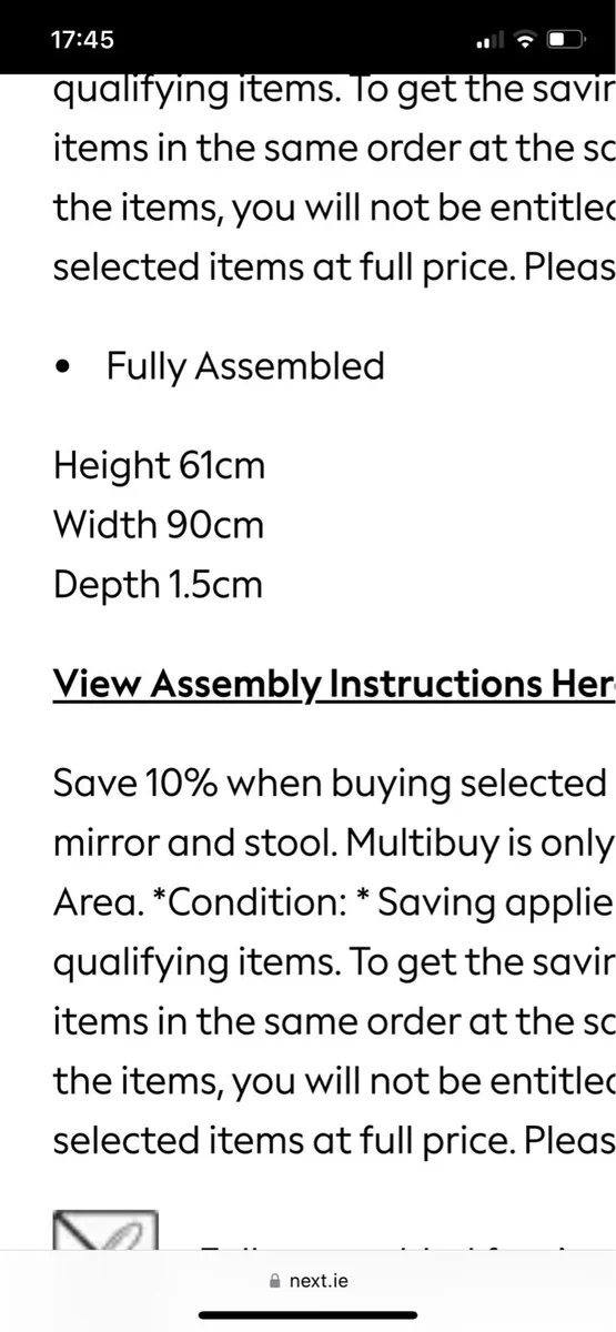 Vintage dressing table mirror - Image 3