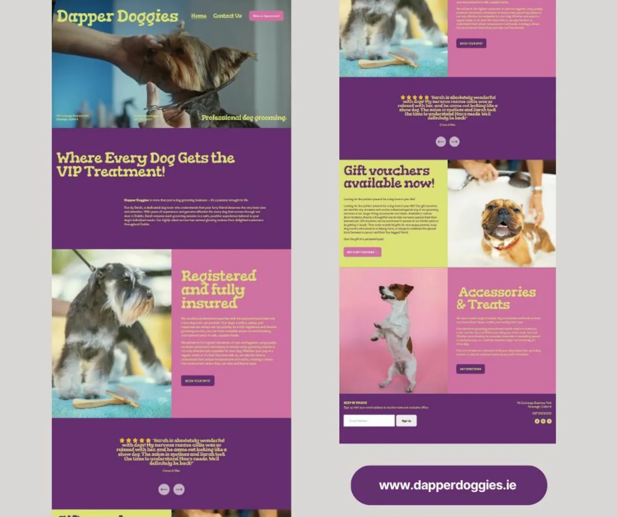 Dog Grooming Website & Domain For Sale - Image 3