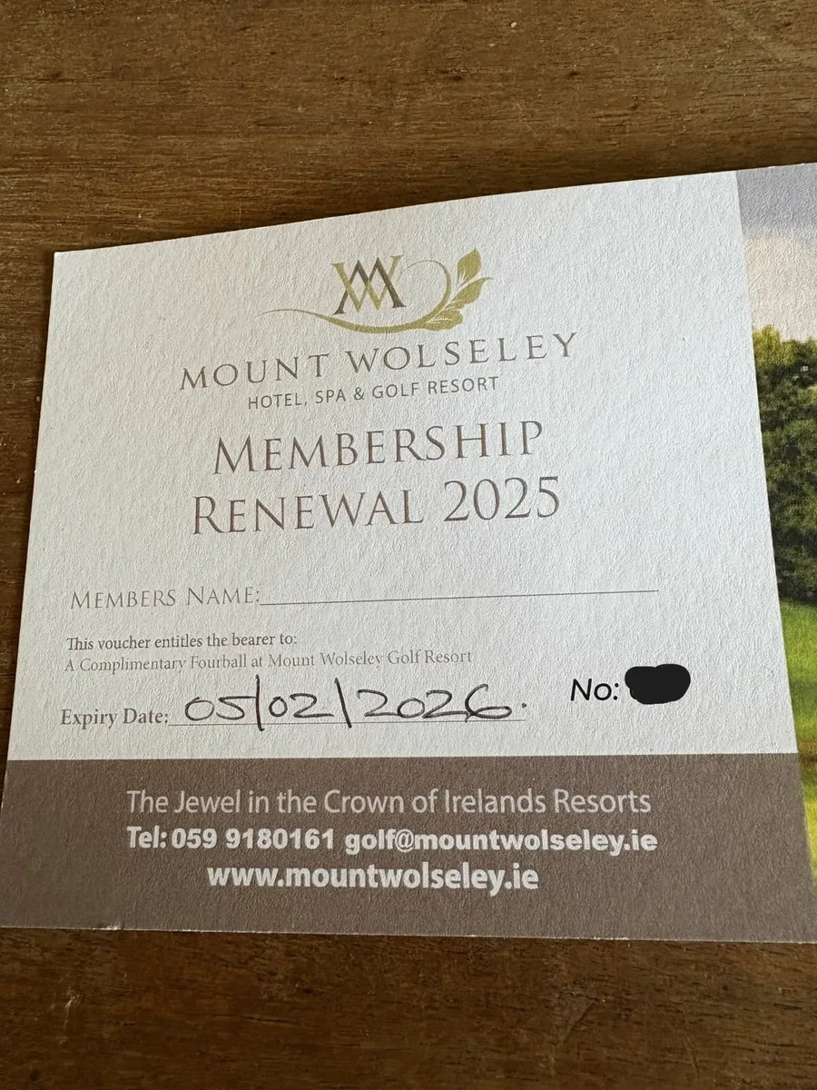 Golf voucher - Image 2