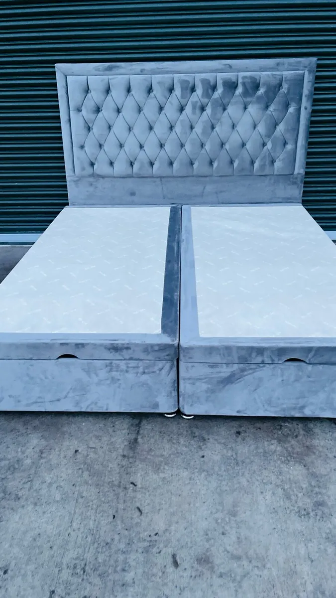 Superking Ottoman bed storage bed with mattress - Image 1