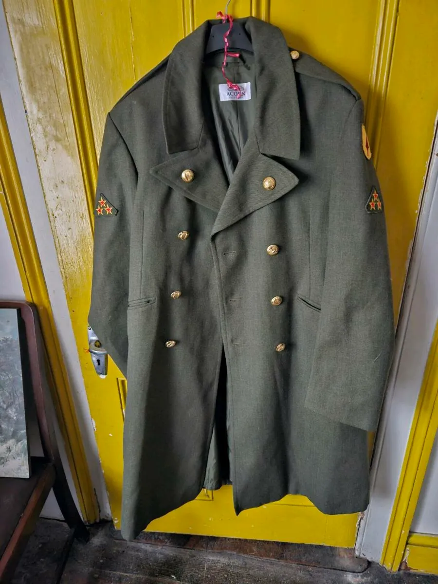 Irish Army Defence Forces Overcoat - Image 1