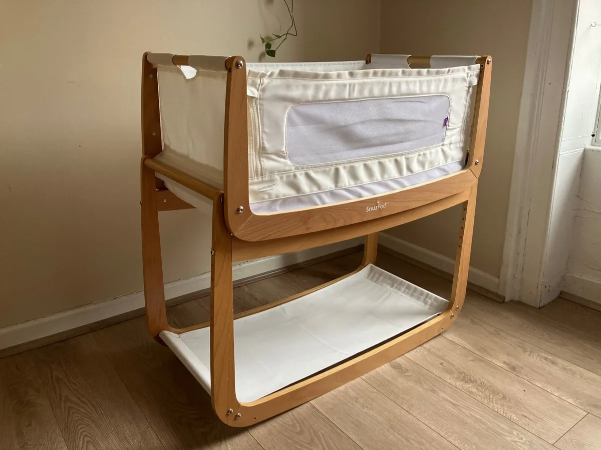 SnuzPod 4 Bedside Crib - Image 1