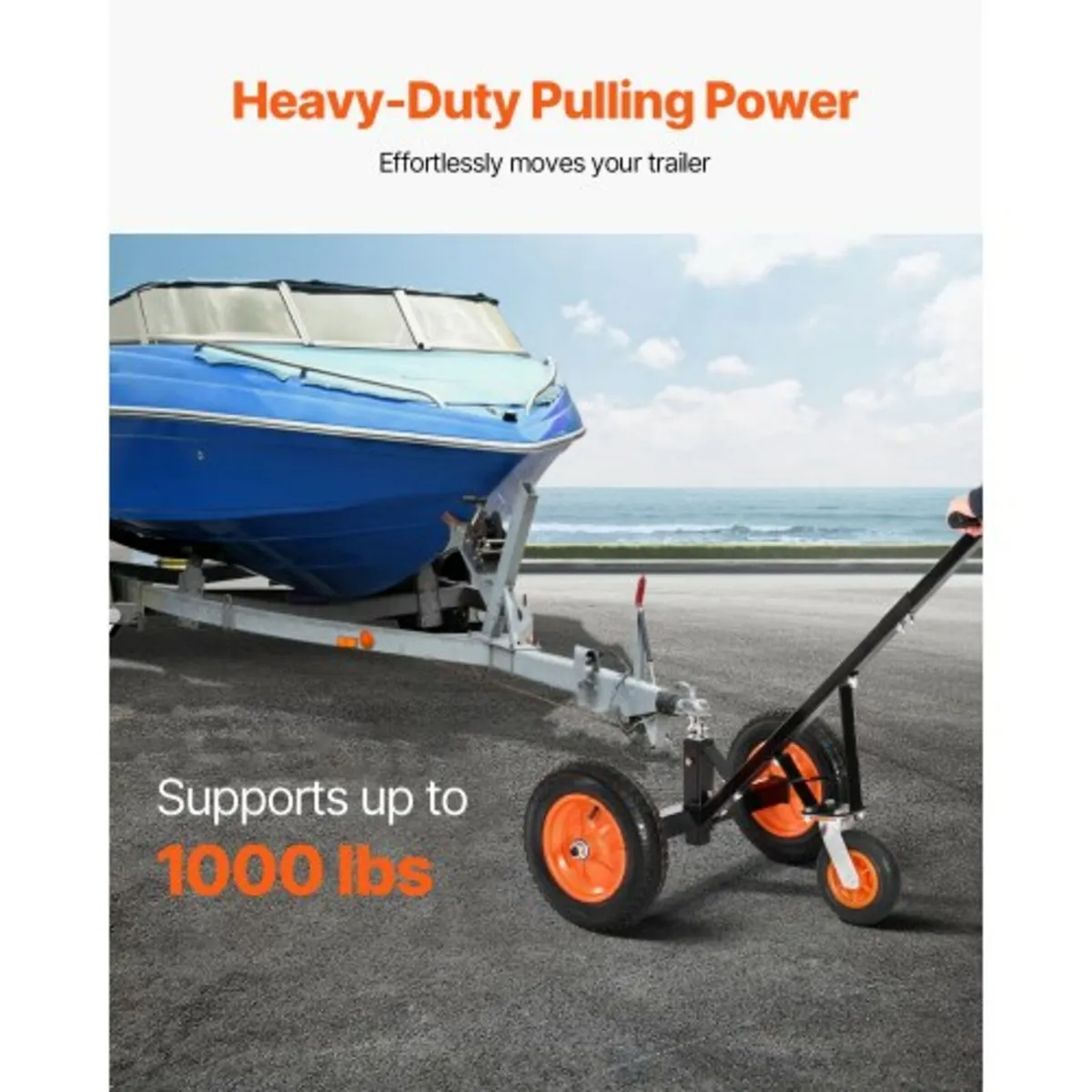 Trailer Dolly, 1000lbs Tongue Weight Capacity, Car - Image 3