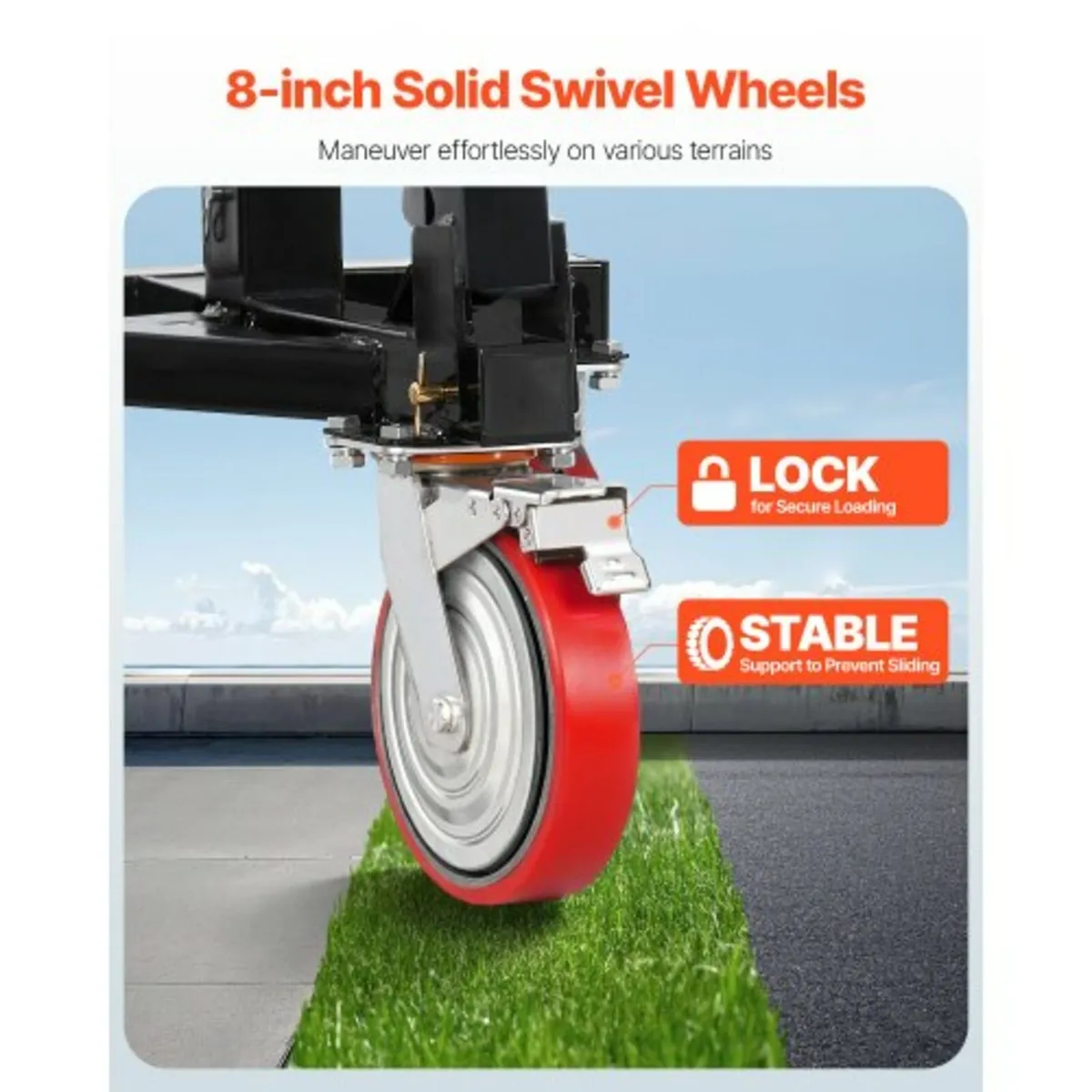 Trailer Dolly, 3500lbs Tongue Weight Capacity, 18 - Image 3