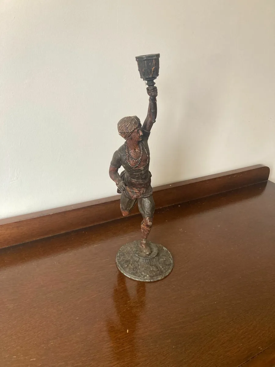 Antique Candle Holder - Image 2