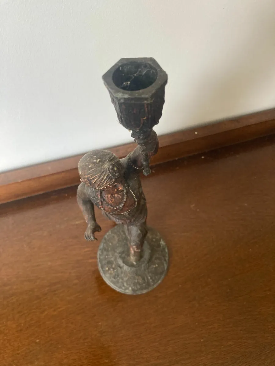 Antique Candle Holder - Image 3