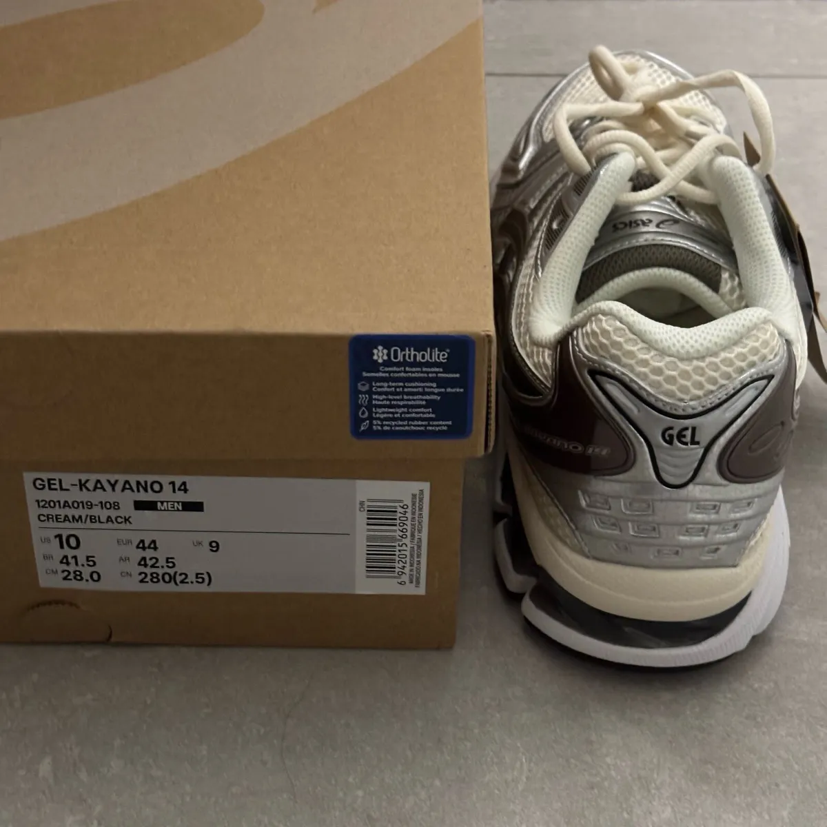 ASICS Gel Kayano 14 Cream/Black - Image 4