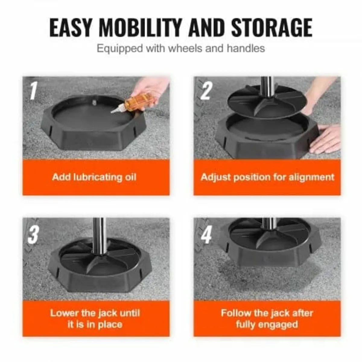 RV Leveling Pads, 9 Inch Round Landing Feet, Perma - Image 4
