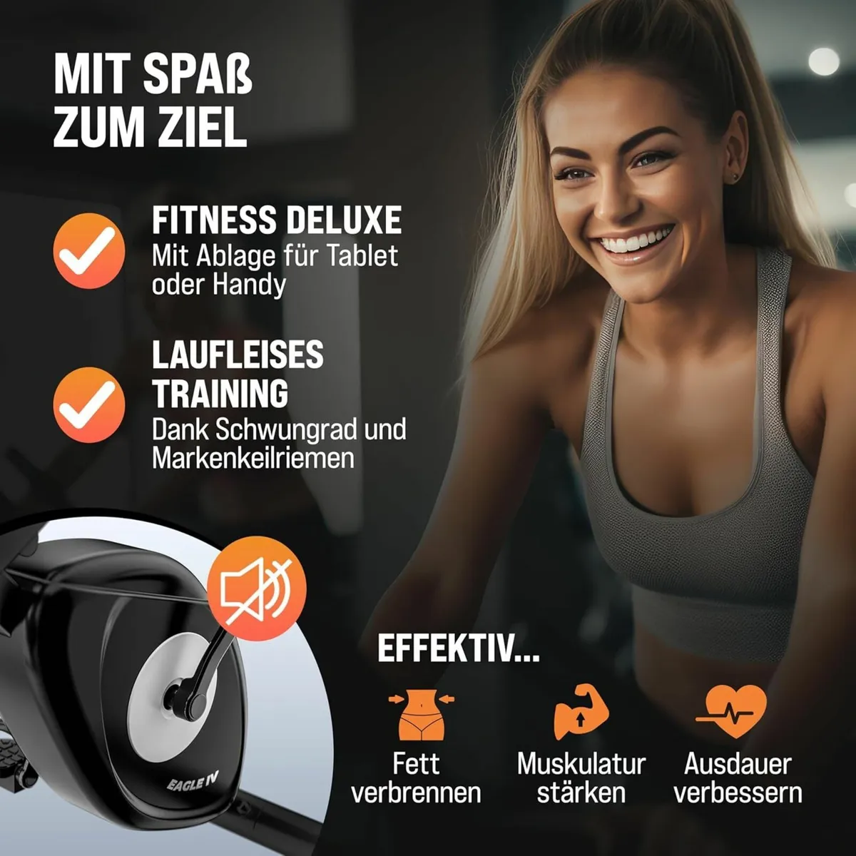 Foldable Exercise Bike – 4-in-1 - Image 3