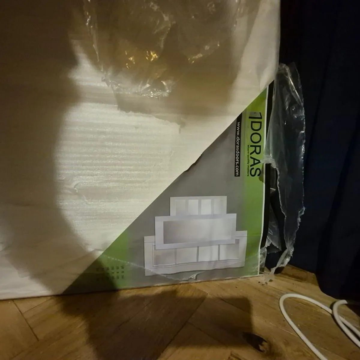 Doors for sale,  2 x new doors, white shaker panel, 44mm x 78 - Image 3