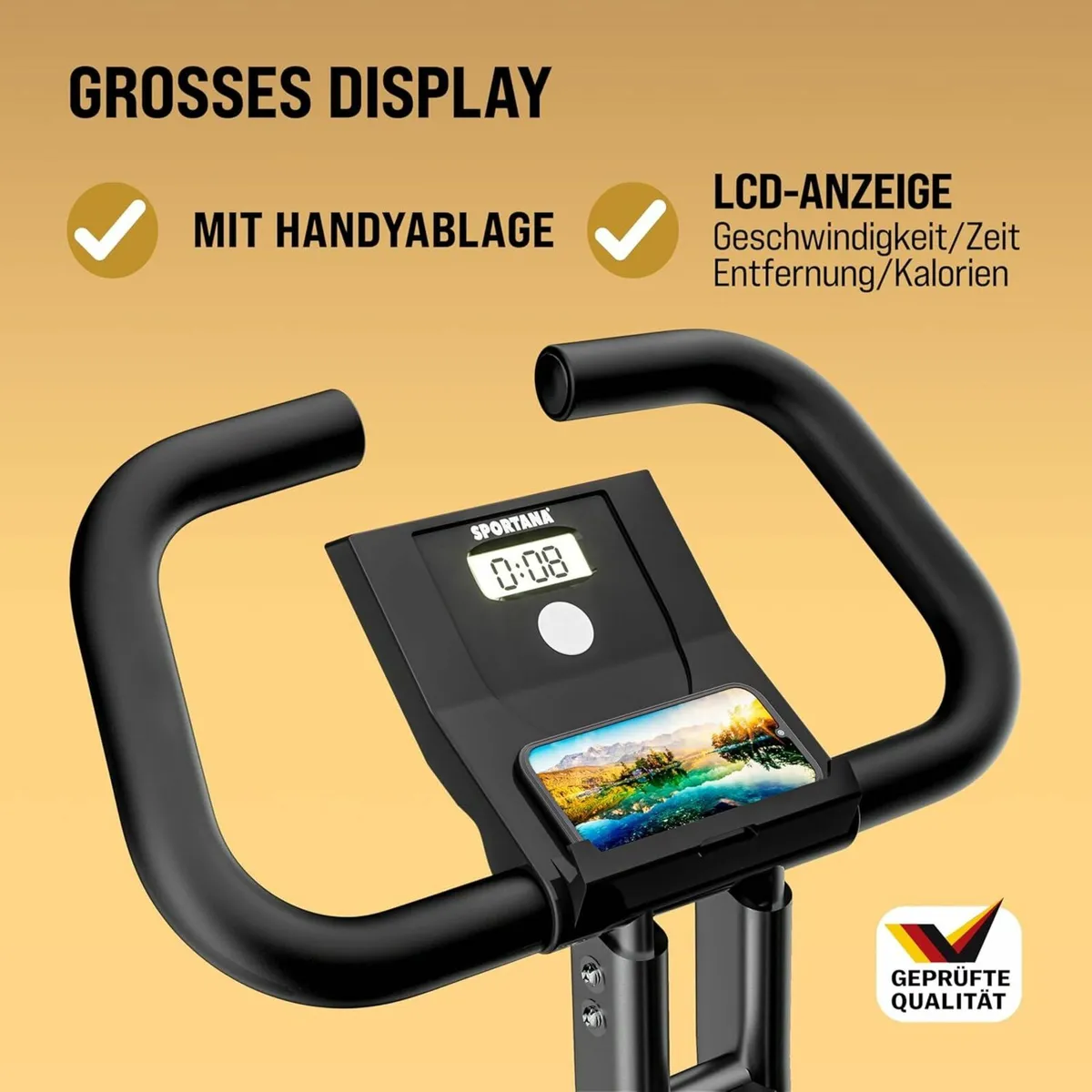 Exercise Bike Foldable up to 140 kg Indoor Station - Image 2