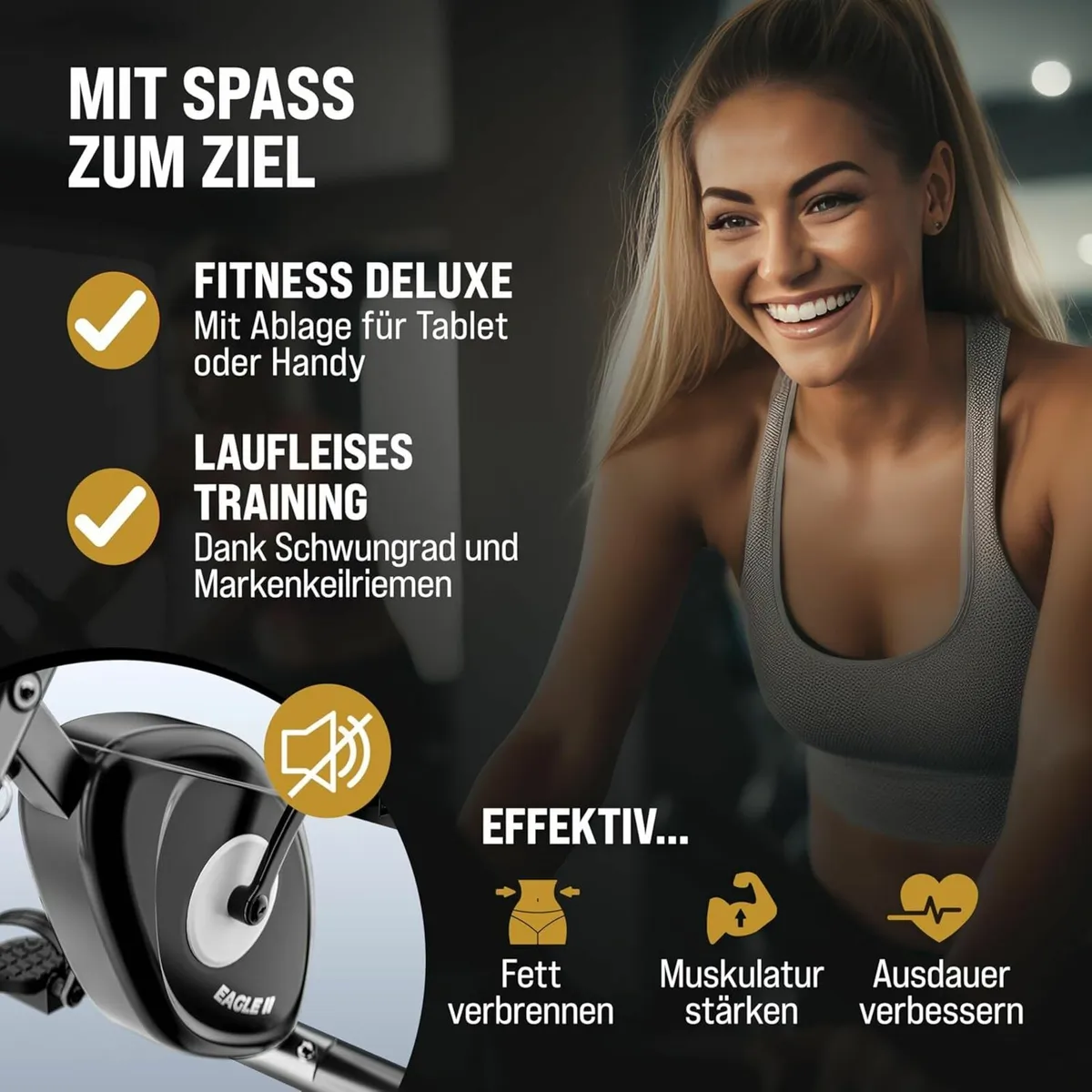 Exercise Bike Foldable up to 140 kg Indoor Station - Image 4