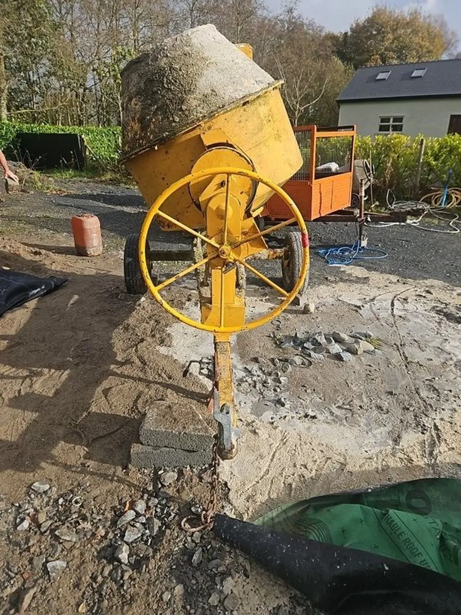 3 bag cement mixer on hitch - Image 4