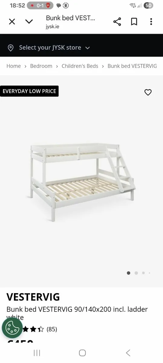 Triple Bunk bed (Double & Single) - Image 1