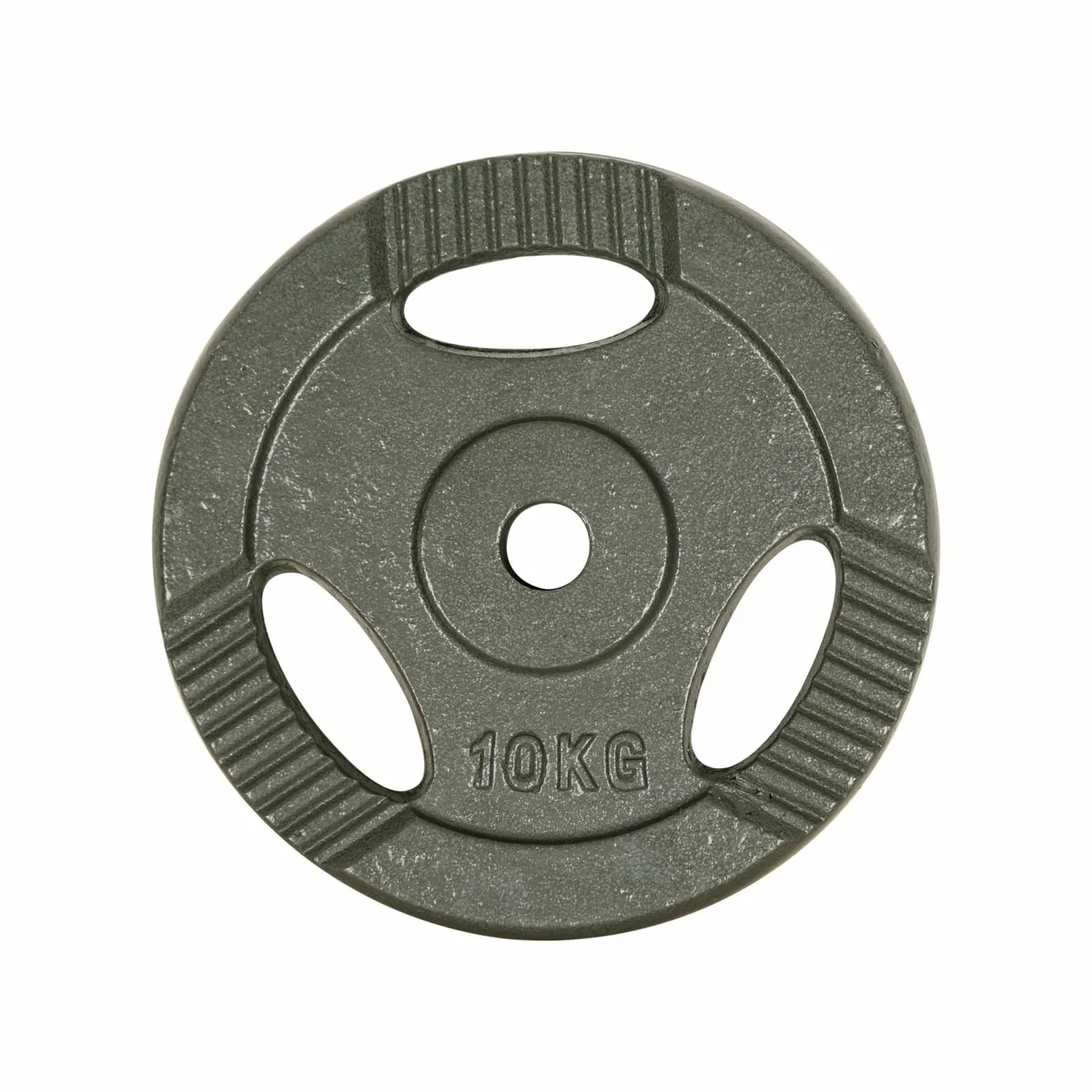 1" Standard Cast Iron Tri Grip Weight Plates(Pair) - Image 4