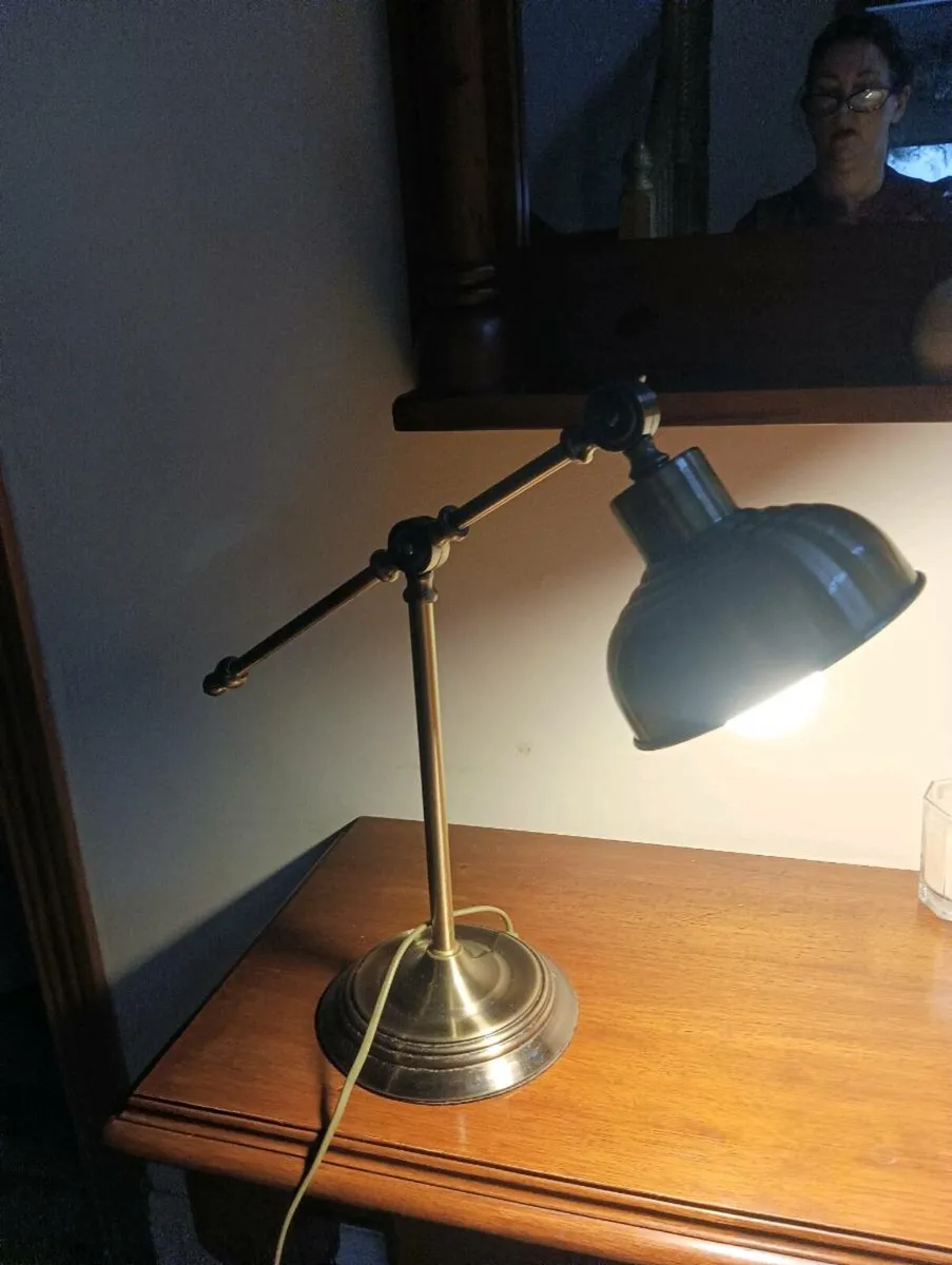 Beautiful desk chair, table lamp.70 for both - Image 3