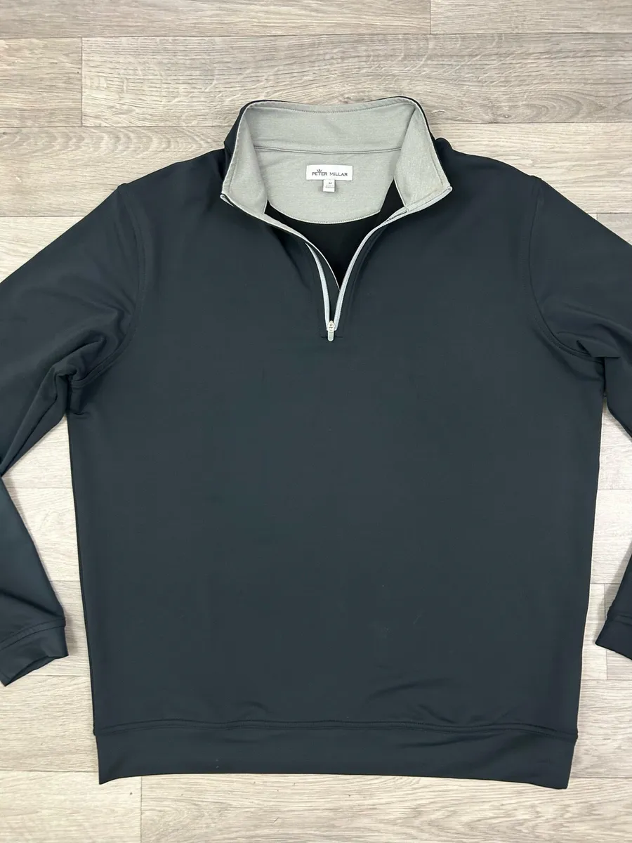 Peter Millar Half Zip Golf Jumper Mens Medium - Image 2