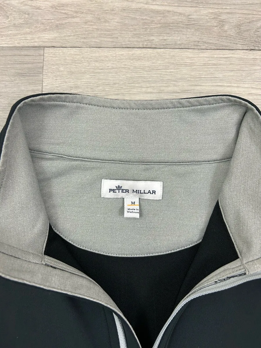 Peter Millar Half Zip Golf Jumper Mens Medium - Image 3