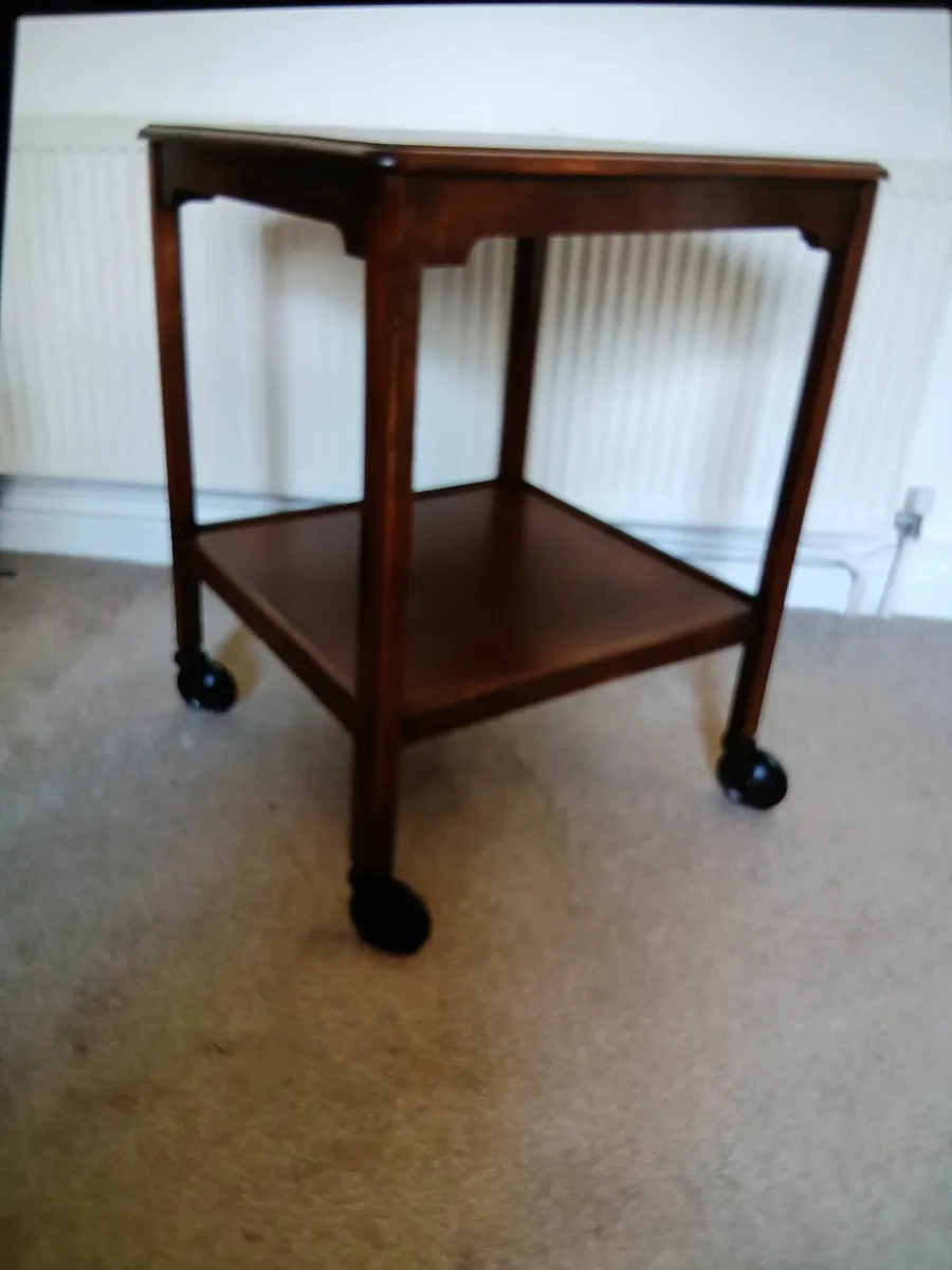 Lovely Oak Antique Tea/Serving trolley . - Image 1