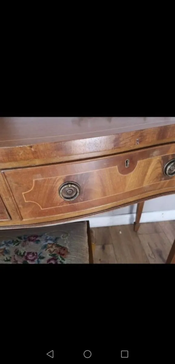 **CLEARANCE** - Stunning Inlaid Console Table - Image 2