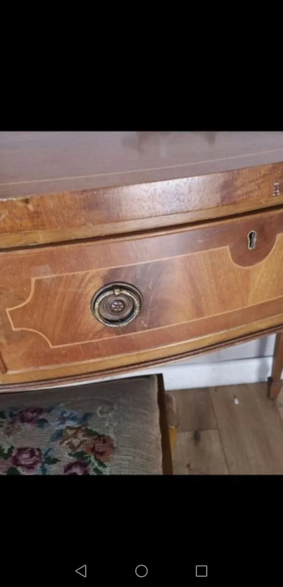 **CLEARANCE** - Stunning Inlaid Console Table - Image 3