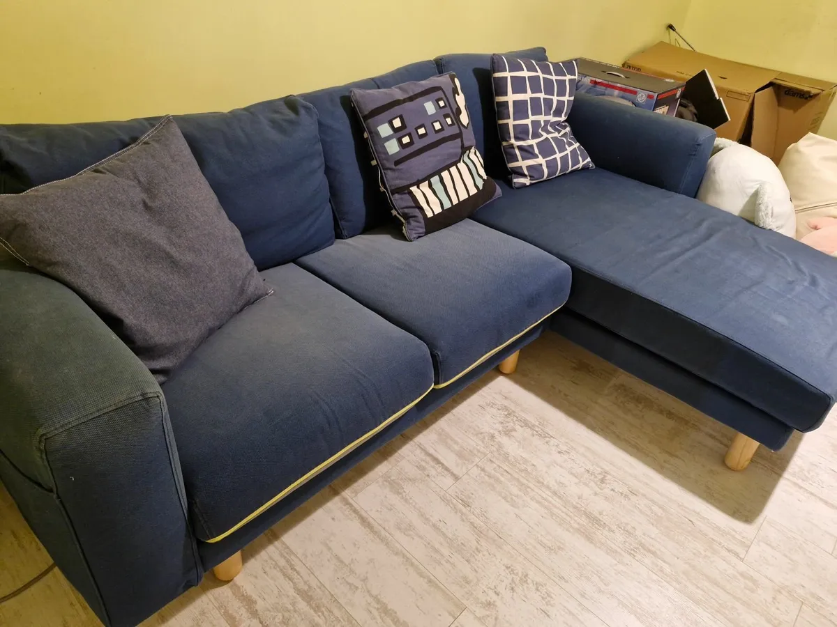 Ikea sofa with left chaise - Image 1