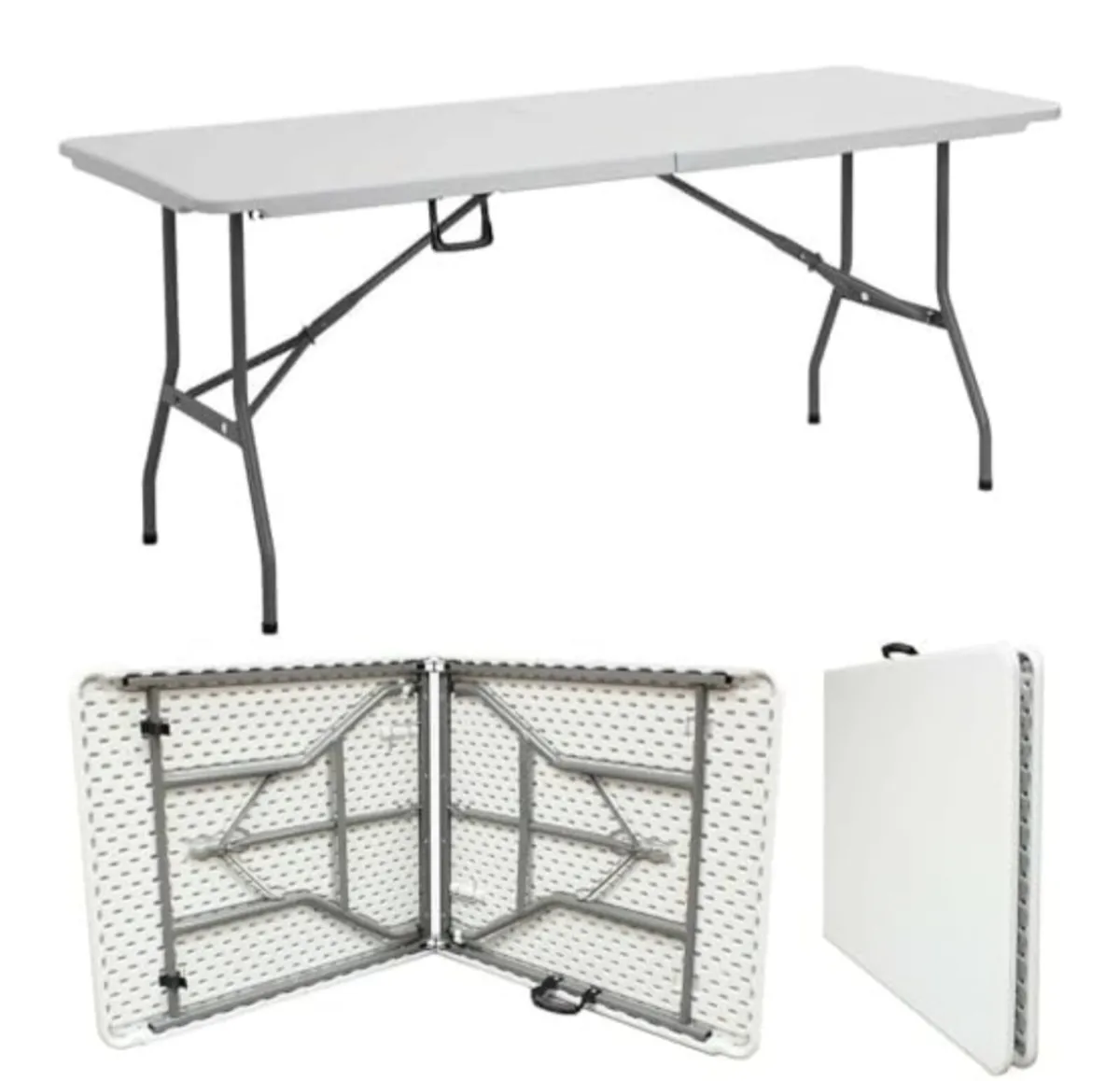 Picnic Table folding Grey